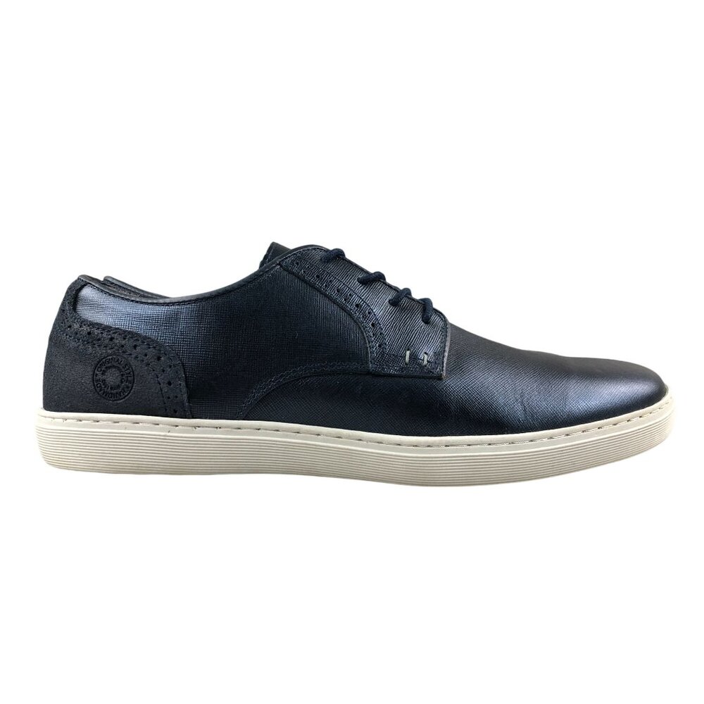 Bull Boxer Men's Size 12 Jadyn Dark Blue Leather Closed Toe Oxford Sneakers Shoe